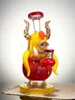 Yellow One-Eyed Big-Bellied Monster Glass Water Pipe2 Yellow One-Eyed Big-Bellied Monster Glass Water Pipe2