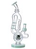 Lookah Bong 14"Disc Perc Saxophone Donut Recycler Water Pipe - Kiwi Green, Colors: Kiwi Green    Lookah Bong 14"Disc Perc Saxophone Donut Recycler Water Pipe - Kiwi Green, Colors: Kiwi Green