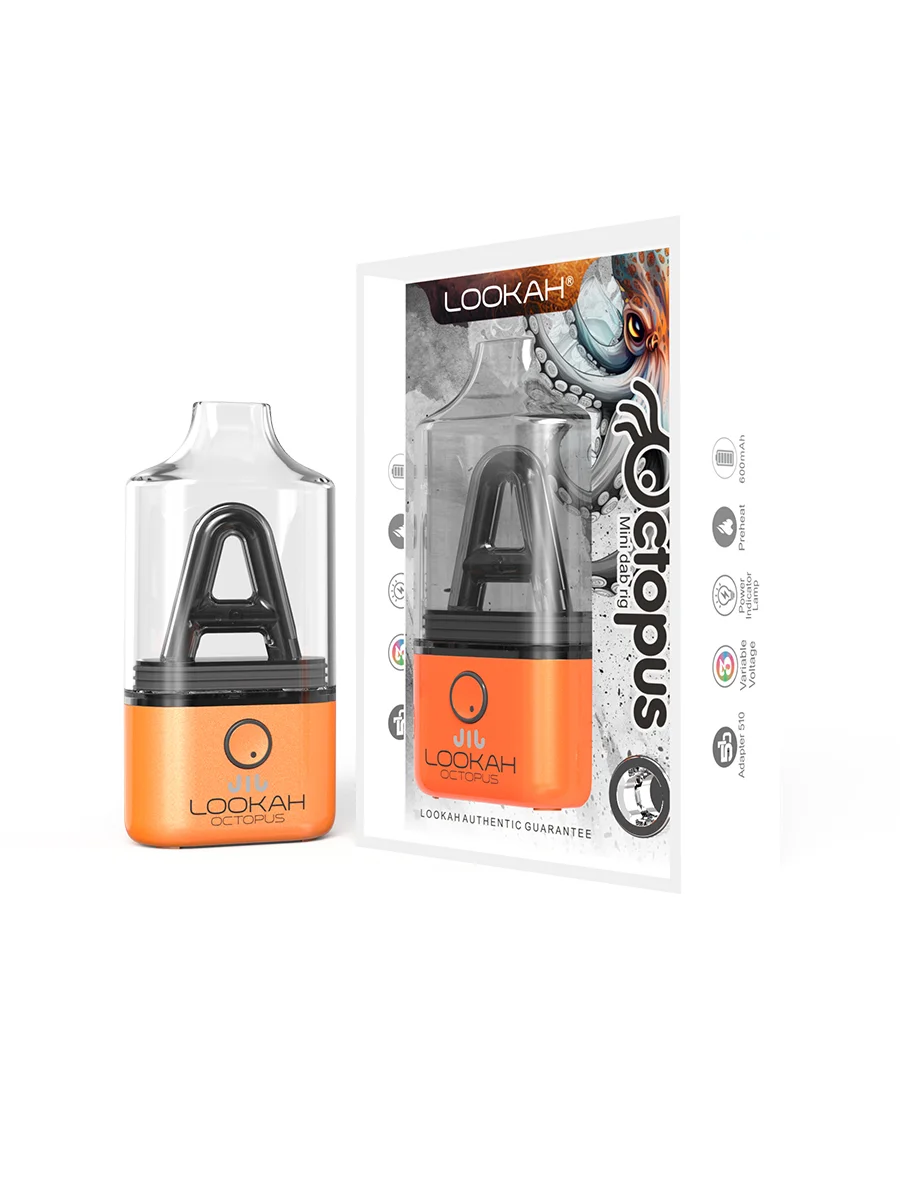 LOOKAH Octopus Mini Electric Dab Rig (Mini rig), Color: Pink, 16 image