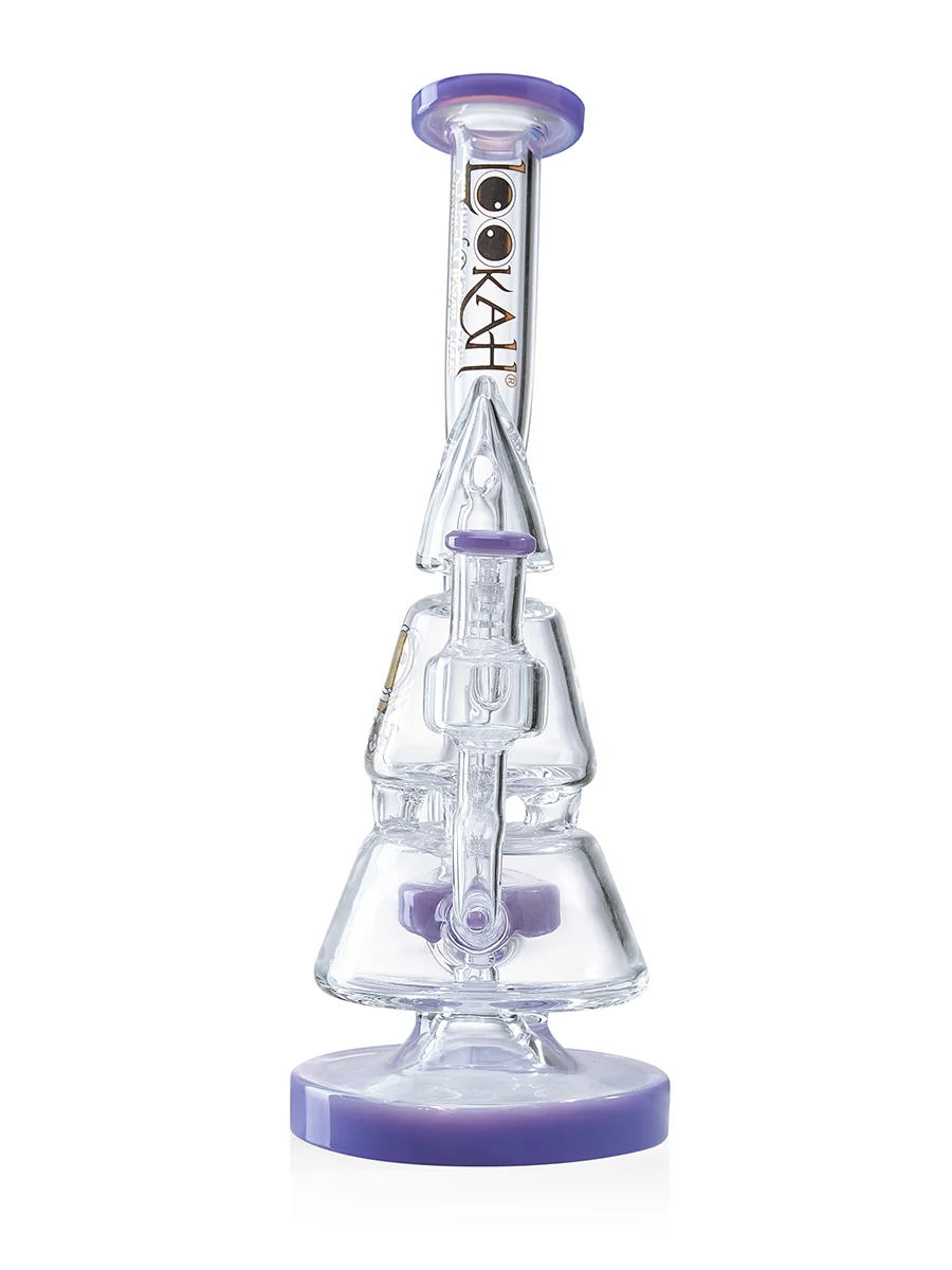 Percolator Pyramid Bong — Purple2