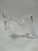 14 mm Double Seahorse Transparent Dab Nail 14 mm Double Seahorse Transparent Dab Nail