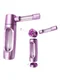 Metal And Glass Bubbler Pipe, Color: Purple