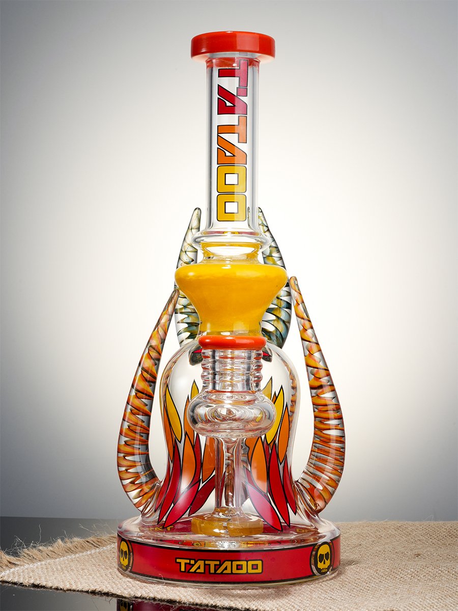 Lookah Bong 9.5" Aurora Bell Water Pipe4 Lookah Bong 9.5" Aurora Bell Water Pipe4