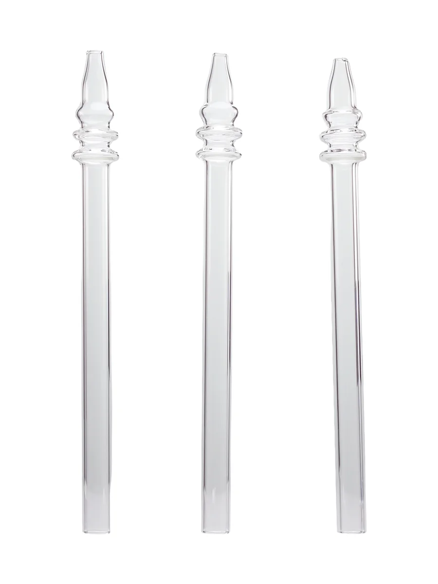 Glass Slim-line Dab Straw Glass Slim-line Dab Straw