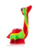 Dinosaur Silicone Hand Pipe With Glass Bowl Dinosaur Silicone Hand Pipe With Glass Bowl