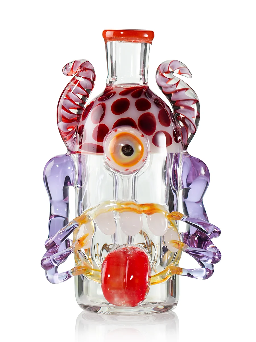Orange 14mm Joint 90-degree Playfull Monster Ash Catcher Orange 14mm Joint 90-degree Playfull Monster Ash Catcher