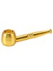 Aluminum Alloy Smoking Pipe, Color: Gold