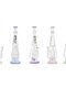 16.9" Ornate Bicone Volcano Glass Bong, Colors: Purple