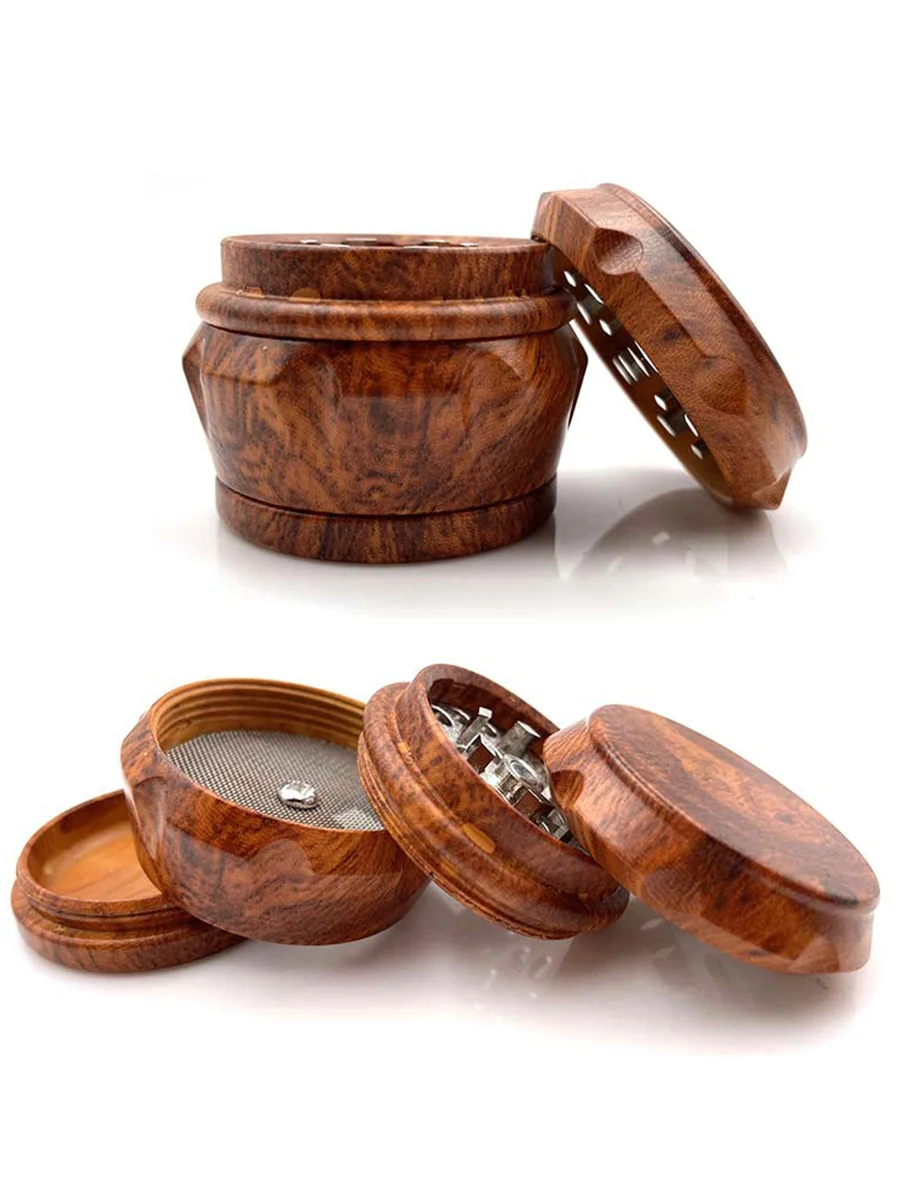 Wooden Grain Herb Grinder3 Wooden Grain Herb Grinder3