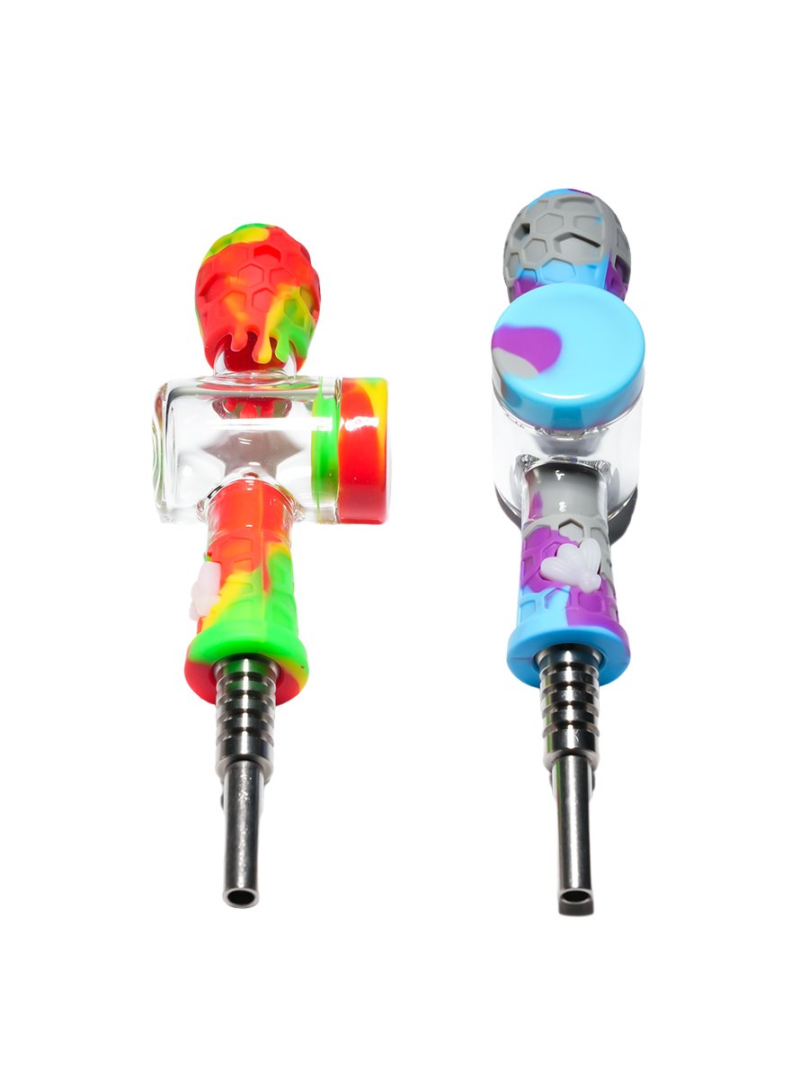 4-in-1 Silicone Nectar Collector Pipe Kit4