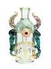 14mm Joint 90-degree Playfull Monster Ash Catcher, Colors: Black Green 14mm Joint 90-degree Playfull Monster Ash Catcher, Colors: Black Green