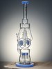 Lookah Bong 15.7 " Heavy-Duty Recycler Water Pipe - Clear Blue, Colors: Clear Blue, 6 image Lookah Bong 15.7 " Heavy-Duty Recycler Water Pipe - Clear Blue, Colors: Clear Blue, 6 image