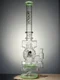 Lookah Bong 21&quot; Glass Recycler Super Filtration Ice Water Pipe - Green