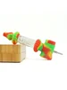 Silicone 2-in-1 Bubbler Pipe Nectar Collector green red