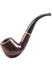 Handcrafted Waxed Ebony Wood Pipe Handcrafted Waxed Ebony Wood Pipe