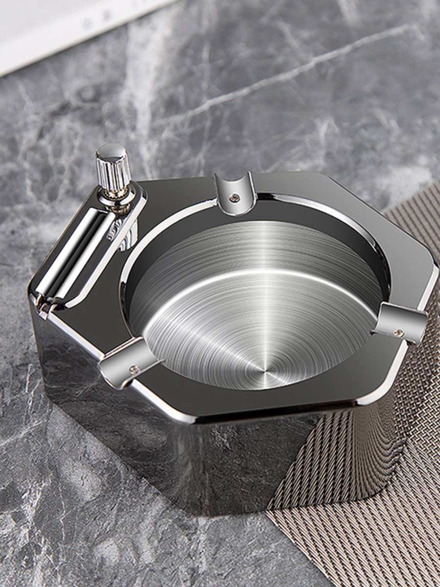 Silver Metal Ashtray | Electroplating Technology