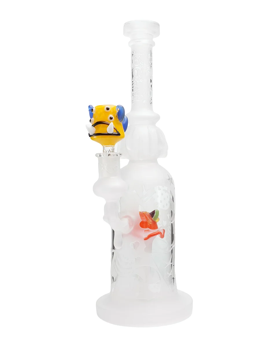 Yellow 14MM Glass Bowl Four-eyed Cow Mian Yellow 14MM Glass Bowl Four-eyed Cow Mian