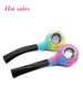 Colorful Silicone Hand Pipe with Glass Bowl