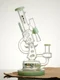 Lookah Bong 10" Cool Klein Handgun Recycler Water Pipe, Colors: Clear Green