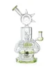 elegant epic sophisticated recycler bong clear green