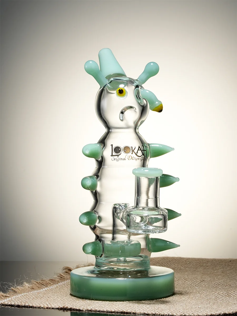 Mini Cool Grumpy Caterpillar Water Pipe green Mini Cool Grumpy Caterpillar Water Pipe green