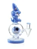 LOOKAH 8.7'' Mini Cute Big Head Dinosaur Glass Bong, Colors: Clear Green, 3 image