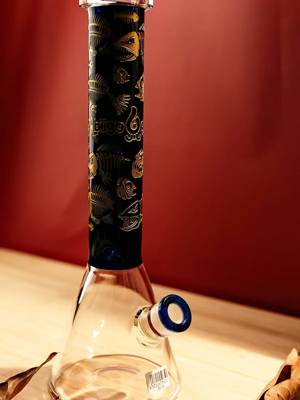 Lookah Bong 16" Fossilized Deep-sea Fish Beaker Water Pipe1 Lookah Bong 16" Fossilized Deep-sea Fish Beaker Water Pipe1