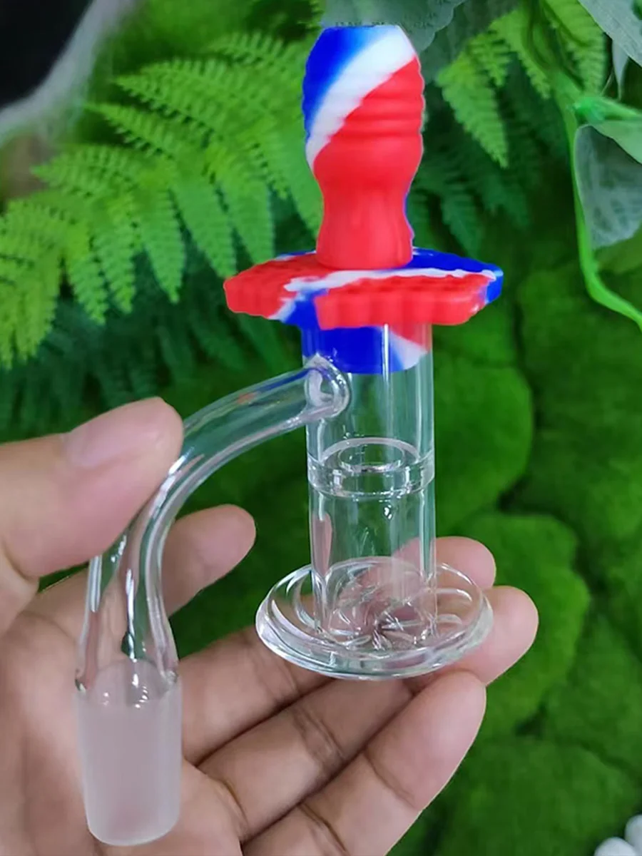 Quartz Dab Nail with Silicone Cap3