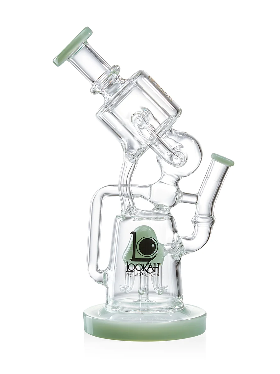 efficient recycler portable bong green efficient recycler portable bong green
