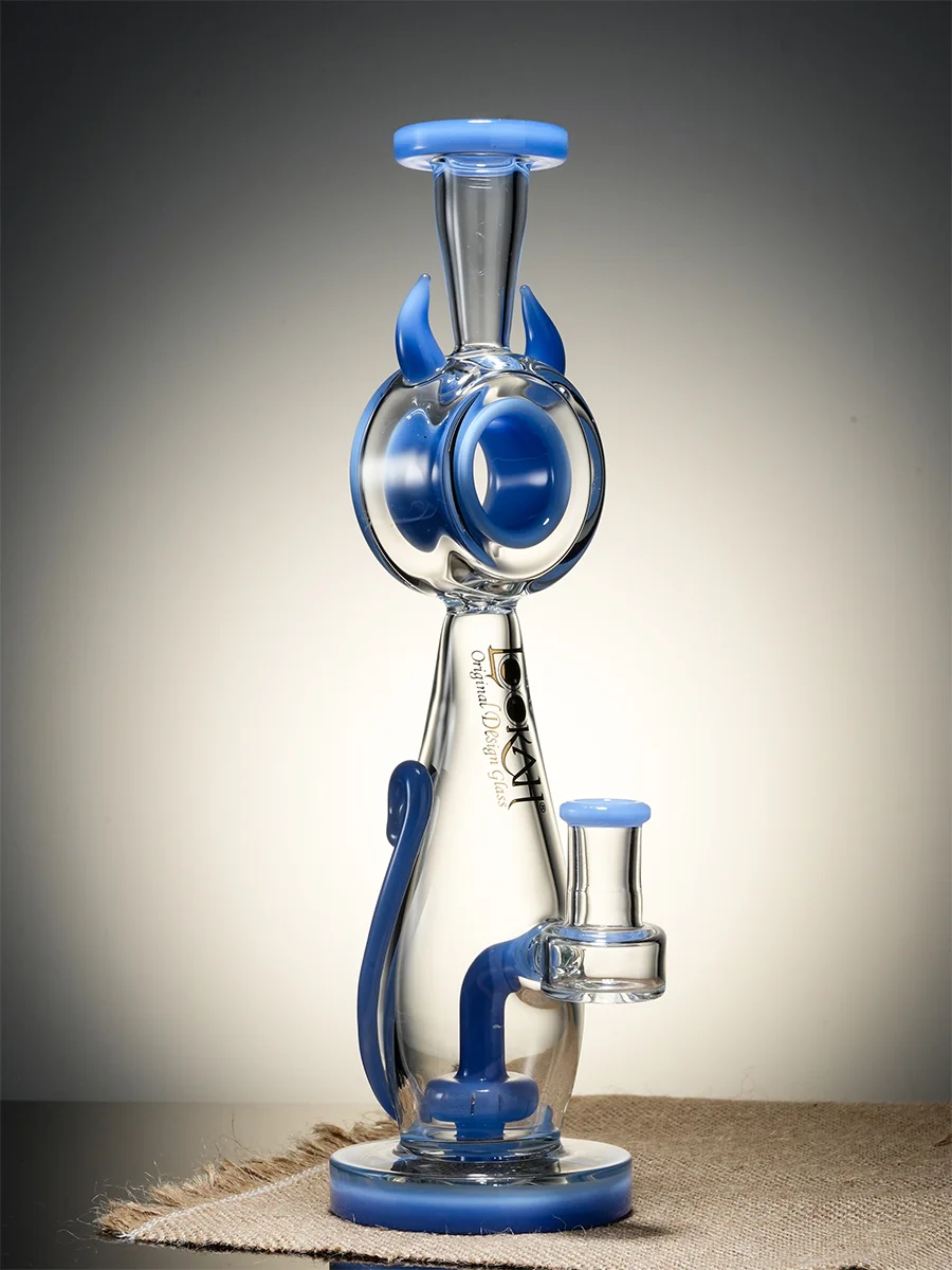 Blue Cute Percolator Elegant Cat Water Pipe Blue Cute Percolator Elegant Cat Water Pipe