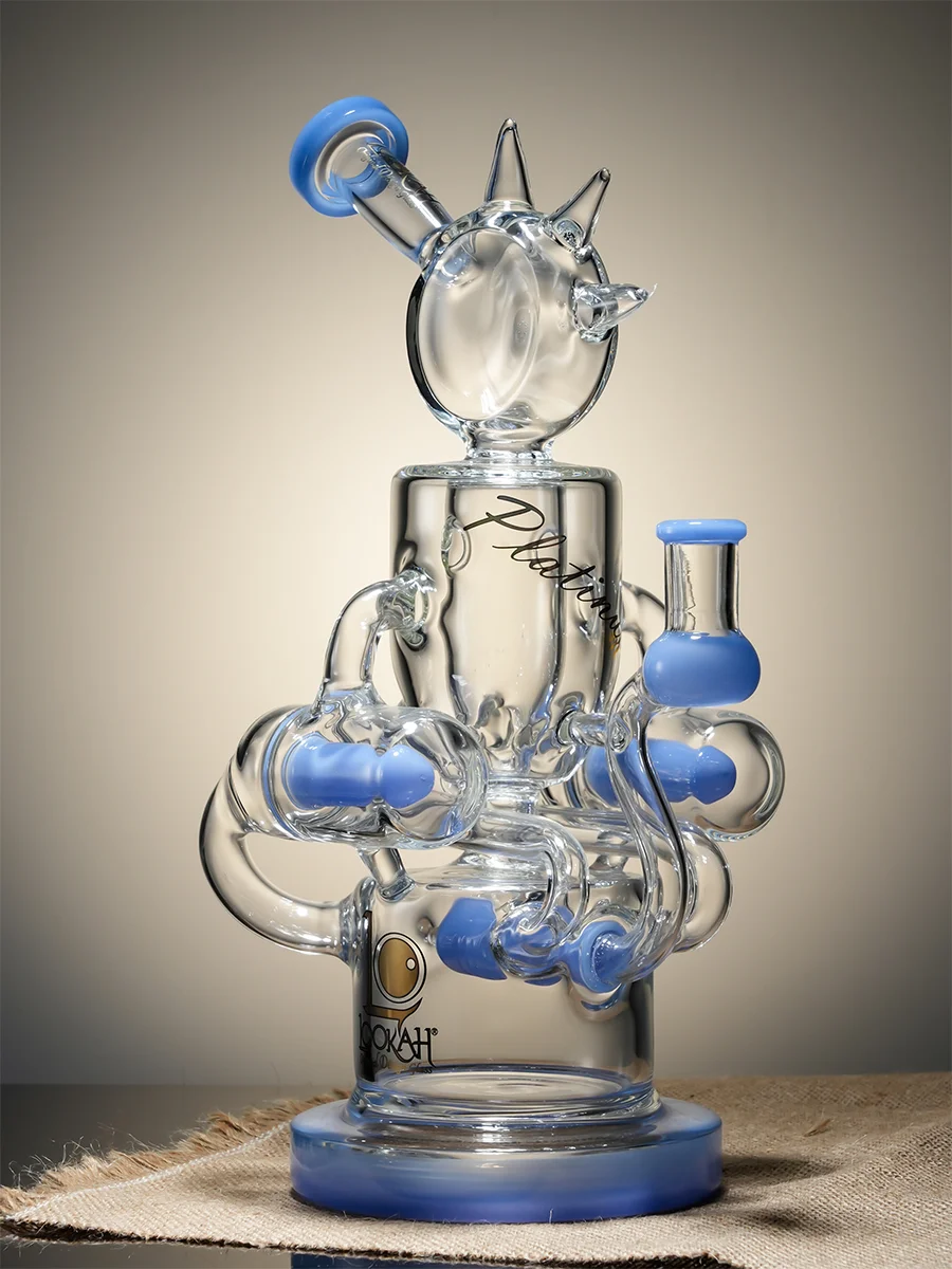 ulti Spike Spiral Inline Perc Recycler Water Pipe