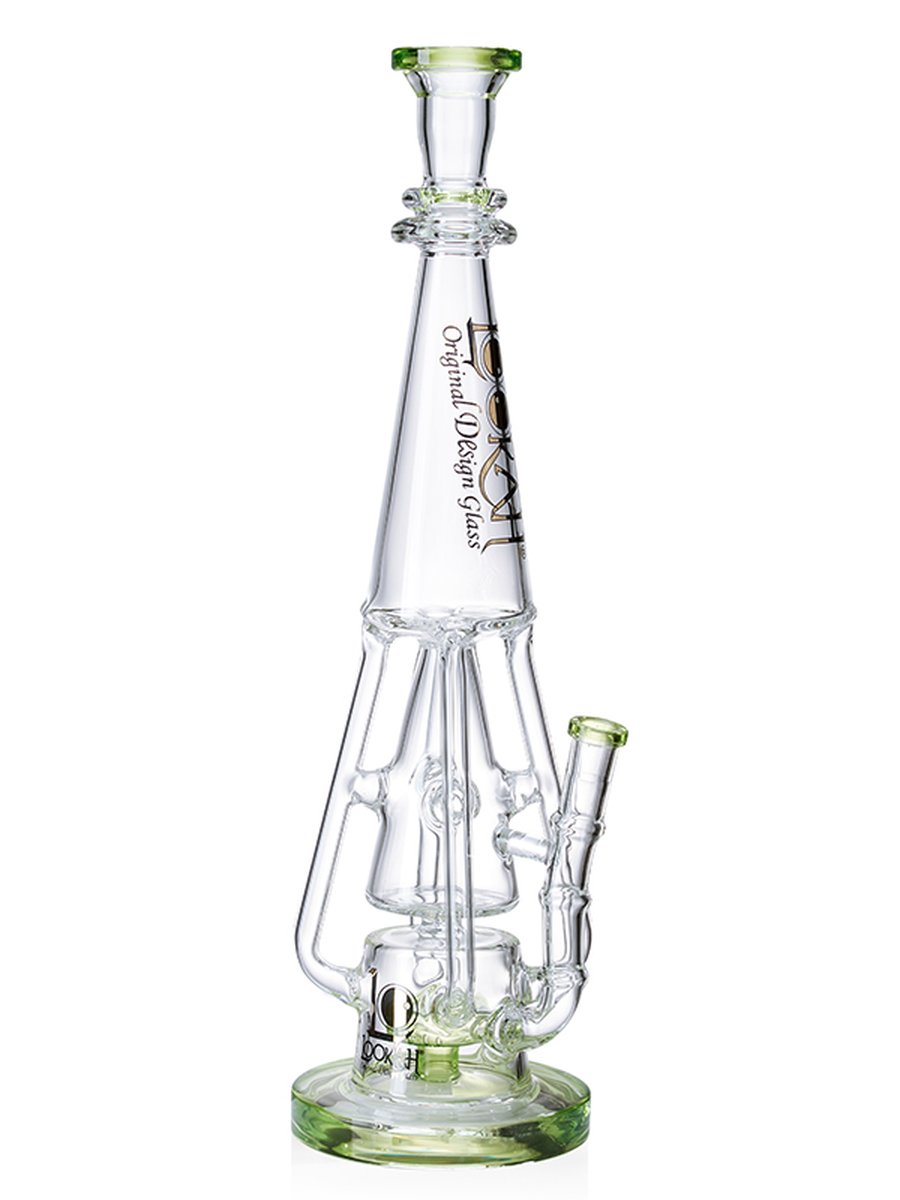 17" Cool Recycler Bong | Multiple water pipe | Porous Bubbler | Green 17" Cool Recycler Bong | Multiple water pipe | Porous Bubbler | Green