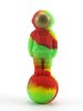 Green and Blue Astronaut Glass Pipe, Color: red-green Green and Blue Astronaut Glass Pipe, Color: red-green