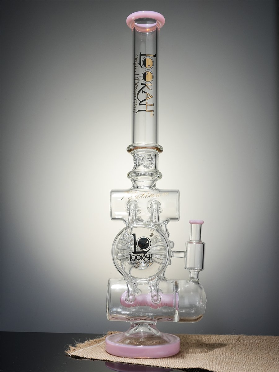 21" Glass Recycler Ice Bong