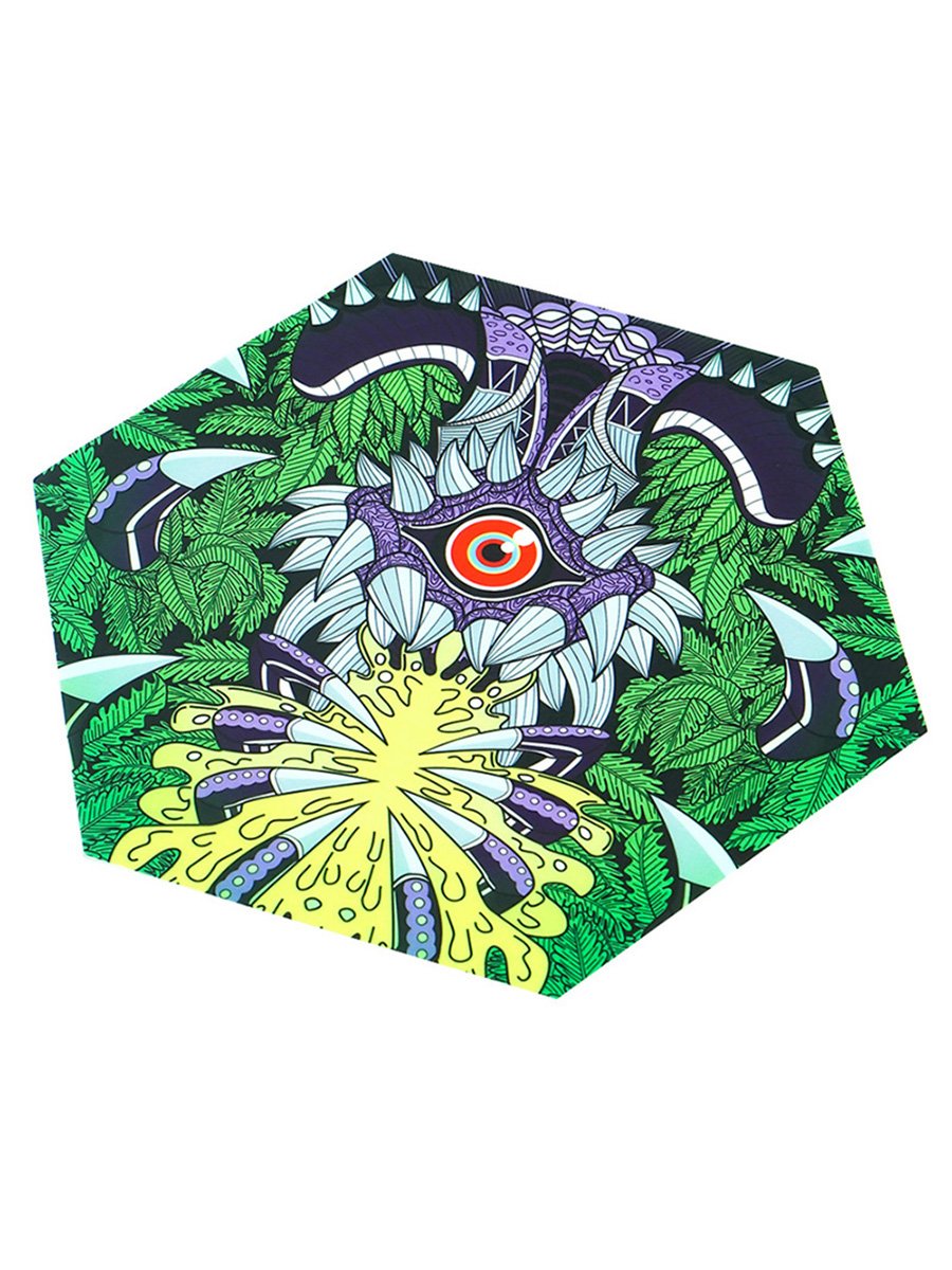 Hexagonal Creative High Temperature Resistant Silicone Dab Mat2 Hexagonal Creative High Temperature Resistant Silicone Dab Mat2