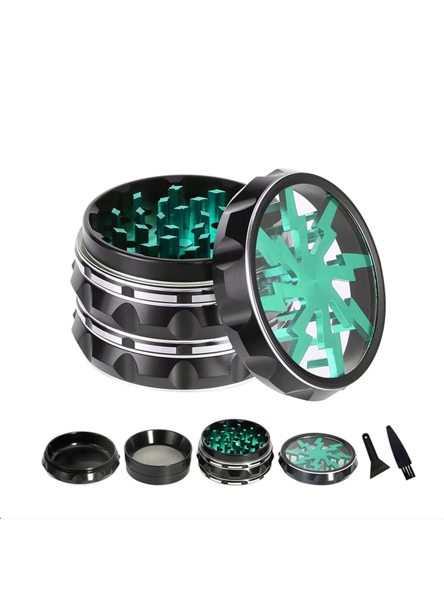 63mm 4 Layer Aluminum Alloy Herb Grinder 63mm 4 Layer Aluminum Alloy Herb Grinder