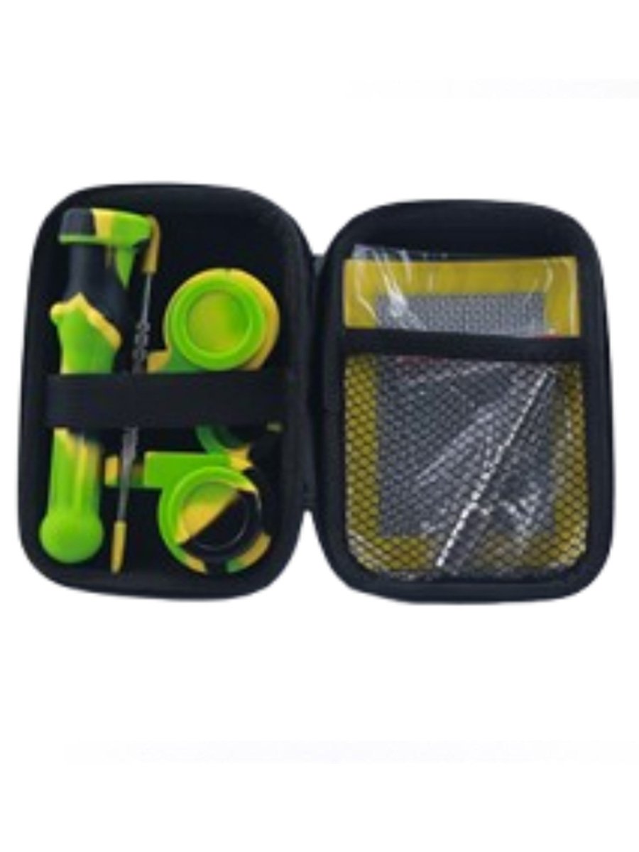 Mini Camouflage Silicone Nectar Collector Kit, Color: Blue, 6 image