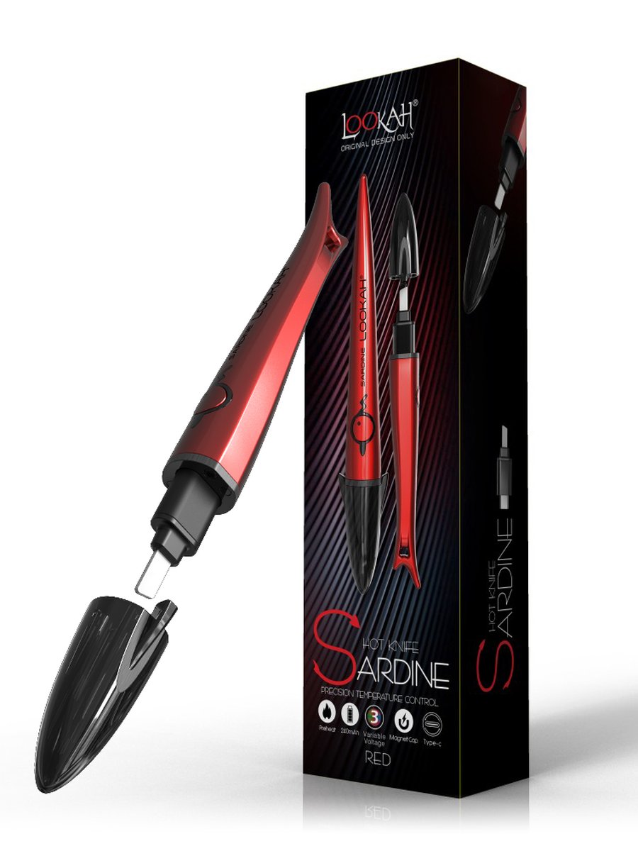 Sardine Hot Knife Electric Dab Tool, Color: Gray, 8 image Sardine Hot Knife Electric Dab Tool, Color: Gray, 8 image