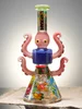 Lookah 10" Cute Lookah Octopus Glass Beaker Bong, Color: Orange, 14 image Lookah 10" Cute Lookah Octopus Glass Beaker Bong, Color: Orange, 14 image