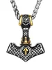 Thor's Hammer Pendant Necklace, Color: Gold Thor's Hammer Pendant Necklace, Color: Gold