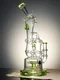 Lookah Bong 12.6" Rooster Head Recycler Water Pipe, Colors: Kiwi Green   