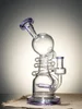 Lookah Bong 10&quot; Recycler Inline Percolator Water Pipe