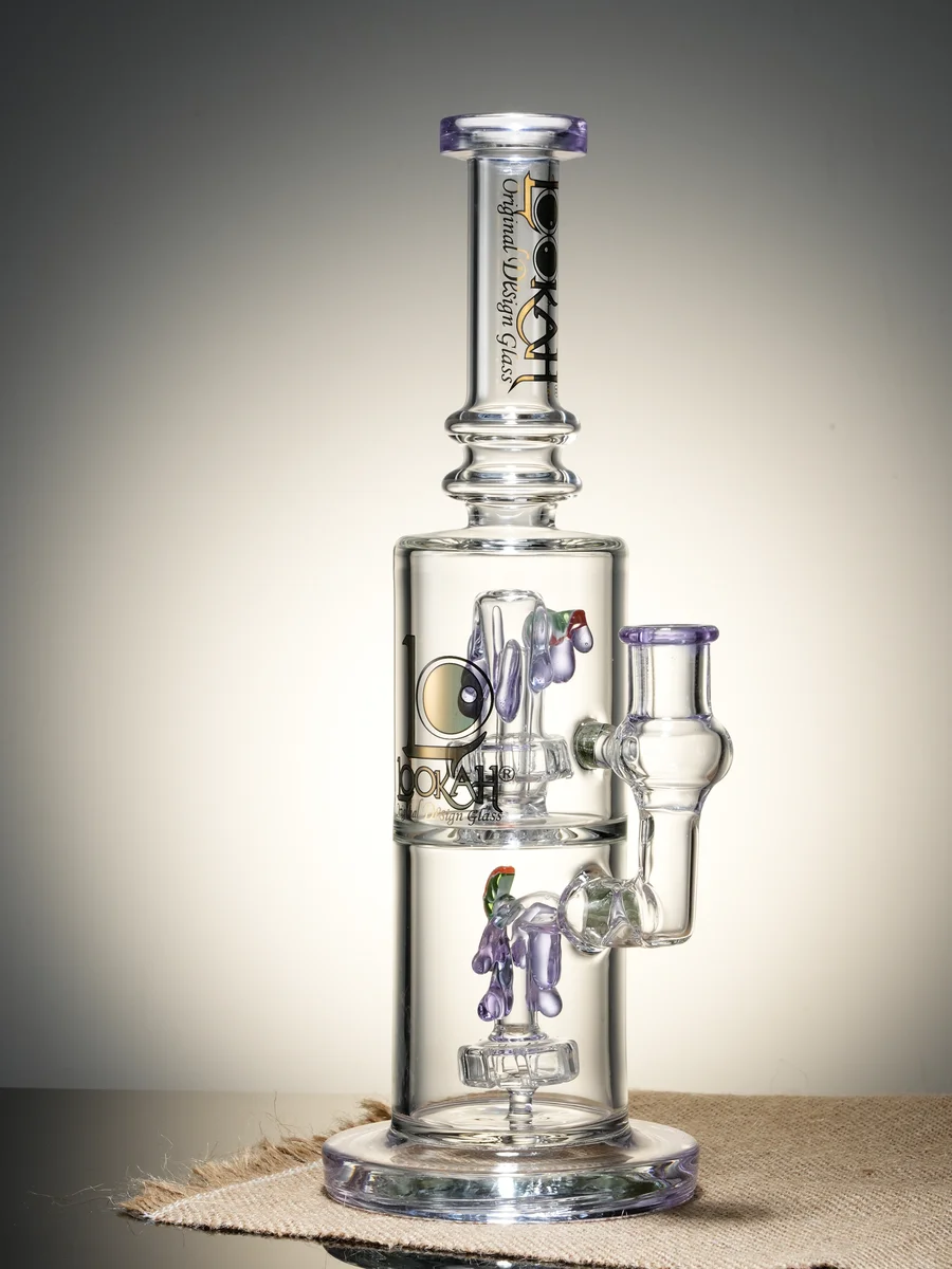 Lookah Bong 13" Percolator Funny Juice  Water Pipe - Puple, Colors: Purple, 3 image Lookah Bong 13" Percolator Funny Juice  Water Pipe - Puple, Colors: Purple, 3 image