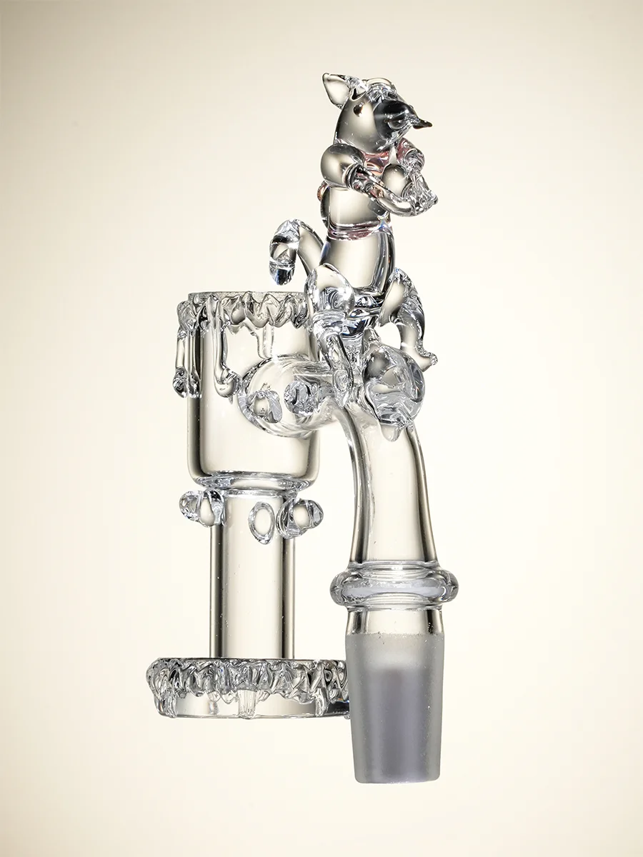 14MM Lucky Rat Quartz Dab Nail, 8 image