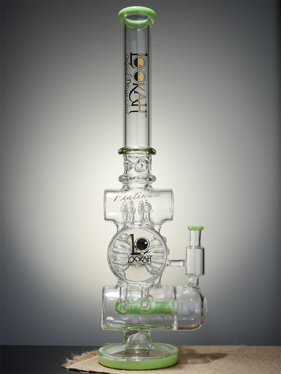 21" Glass Recycler Ice Bong