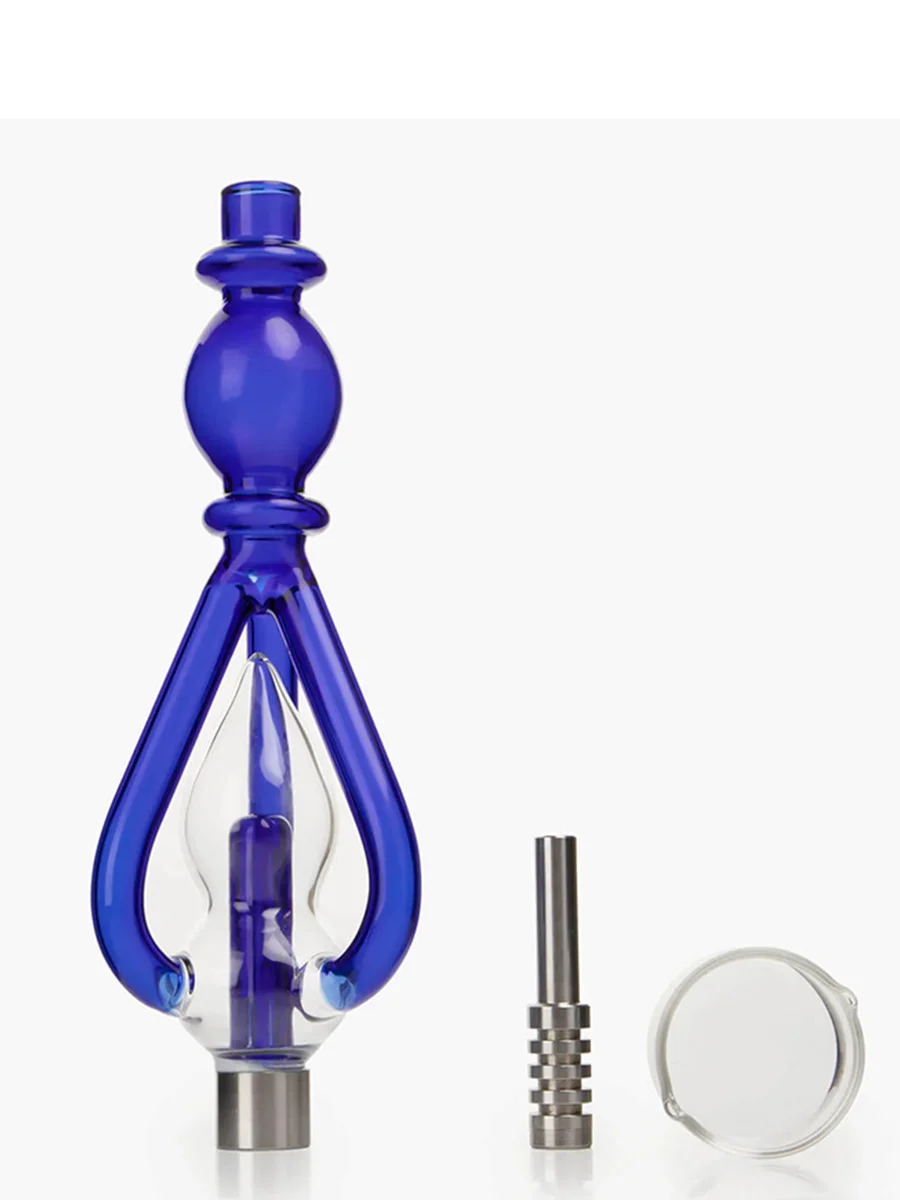 blue Irregular Shape Glass Nectar Collector Kit7 blue Irregular Shape Glass Nectar Collector Kit7