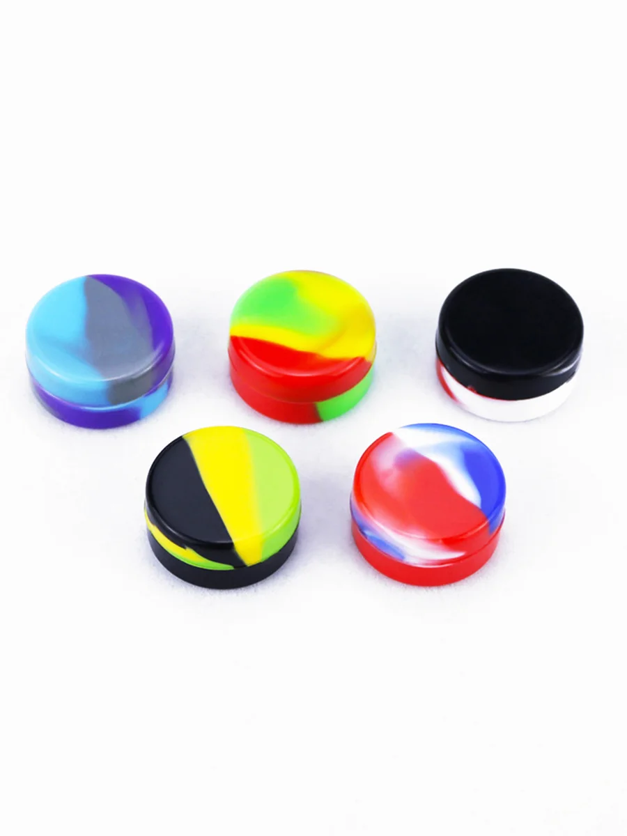 5pcs 3ml Round Silicone Container Detail