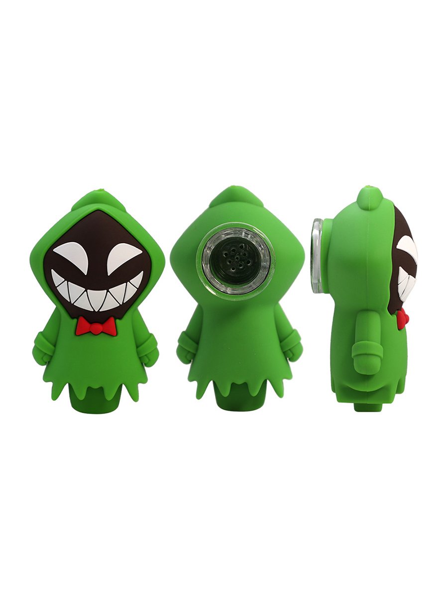 Smiling Ghost Silicone Pipe1