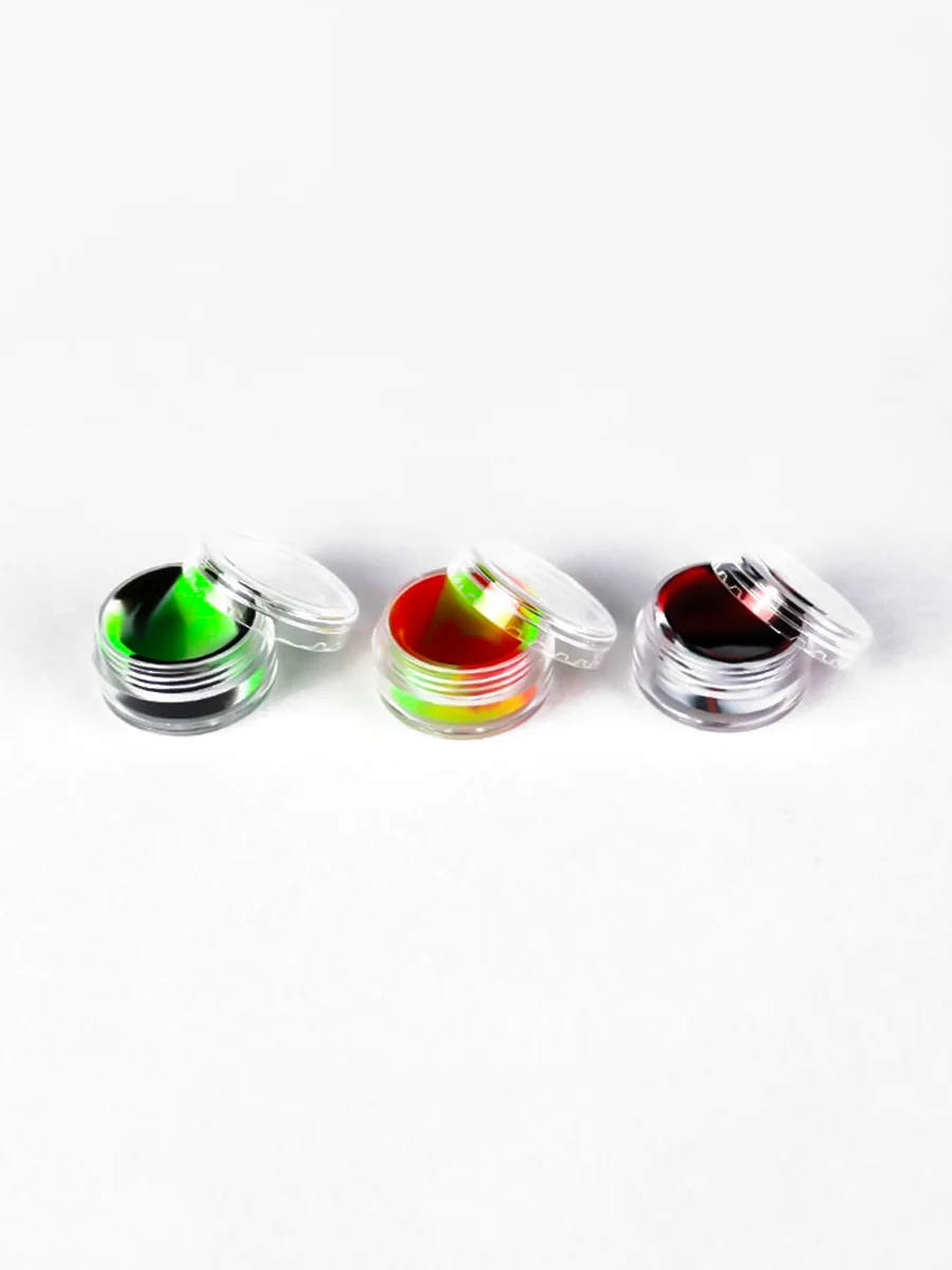 3pcs Acrylic Silicone Container Wax2