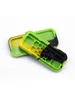 Yellow Black Rectangular Dab Container